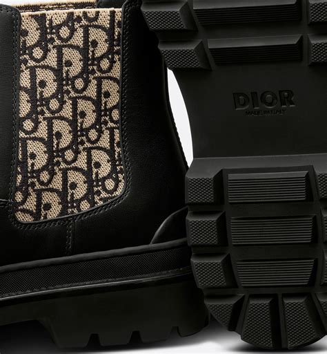 Dior Explorer Chelsea Boot Black Smooth Calfskin and Dior 